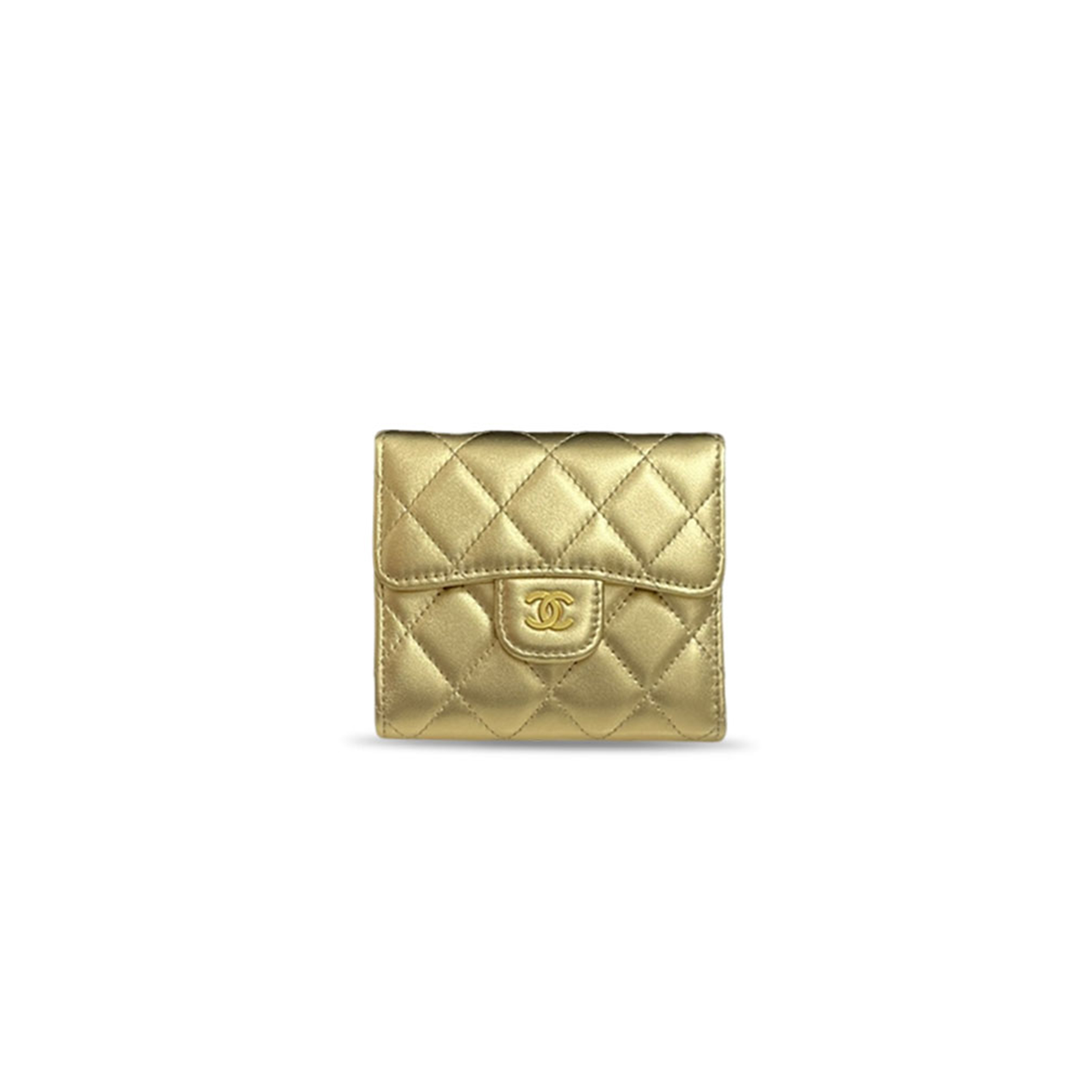 CHANEL MASTER LEATHER TRIFOLD WALLET (11.5*10.5*3cm) 